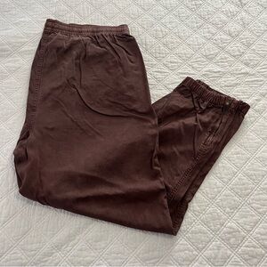 Aerie maroon jogger pants XL